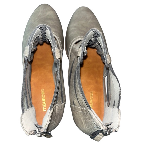 NWOT Maurices Maddie Strappy Cutout Ankle Booties - Taupe - Size 9.5 - Picture 5 of 7